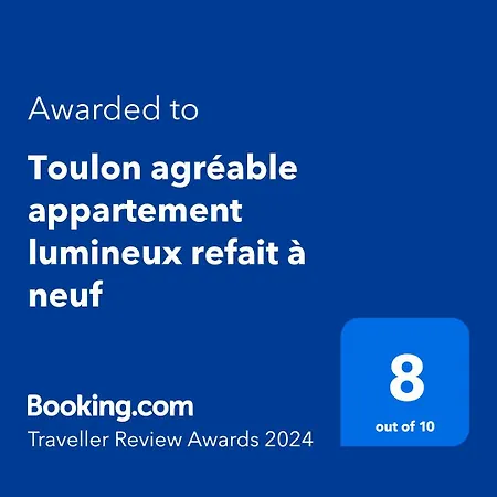 Apartment Agreable Lumineux Refait A Neuf Toulon